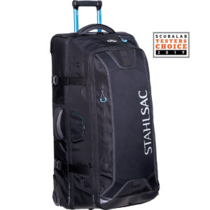 34in Steel Wheeled Bag, Black