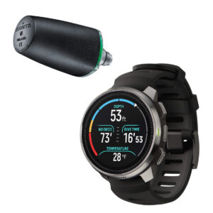 SUUNTO OCEAN STEEL BLACK & TANK POD PACKAGE